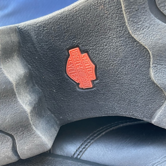 Harley-Davidson Women’s Black Leather Lace Up  Combat Riding Boots Sz 7.5 - Picture 10 of 10